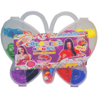 Набор резиночки "Бабочка" 700/уп+крючок+бусины