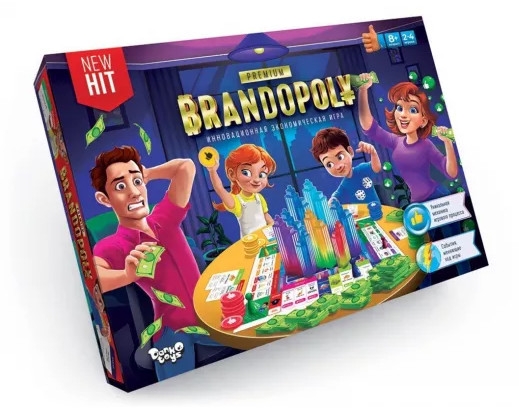 Настольная экономическая игра "Brandopoly Premium"