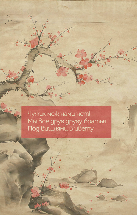 Вишни в цвету. Ежедневник недатированный