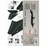 Сборная модель из картона. Серия Авиация. Масштаб 1/72. Малозаметный ударный самолет F-117