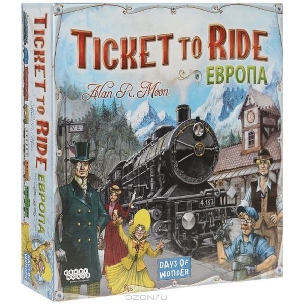 Настольная игра. Ticket to Ride. Европа