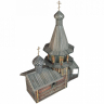 Сборная модель из картона. Серия Архитектурные памятники. Деревянная церковь