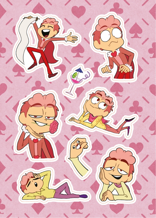 Лист Стикеров. 13 Карт. Ромео. Земля Королей