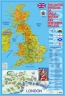 The United Kingdom of Great Britain and Northern Ireland. Карта Великобритании на английском языке
