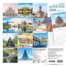 Самые впечатляющие храмы мира. Календарь настенный на 16 месяцев на 2024 год