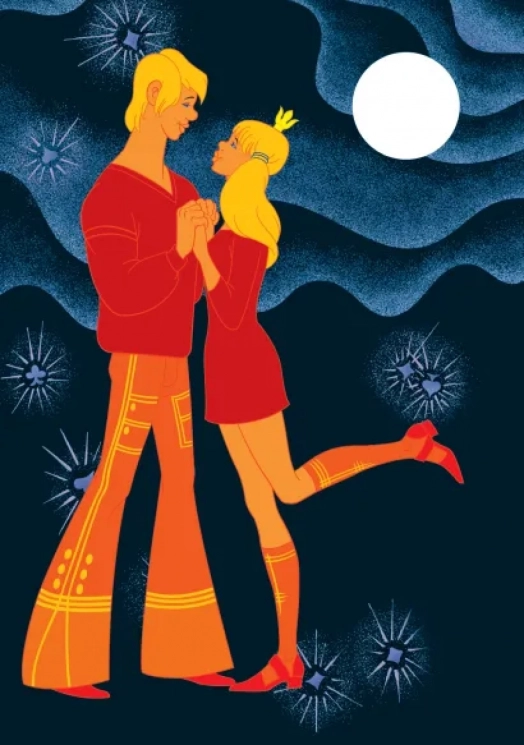 Бременские музыканты. Обложка для паспорта. Принцесса и трубадур