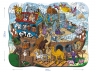 Фигурный деревяннный пазл "FUN ART Collection" - Ноев ковчег