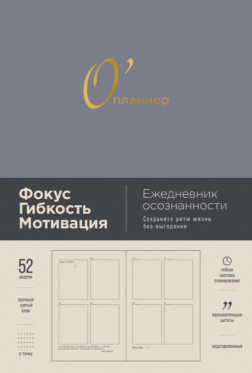 О'планнер. Фокус. Гибкость. Мотивация