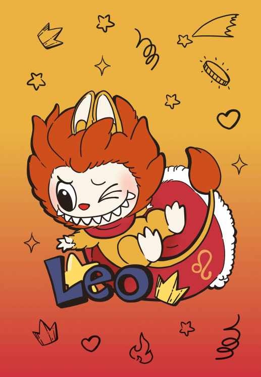 The Monsters. Астрологический блокнот Лев. Лабубу