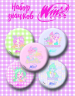 Winx. Набор значков. 6 штук