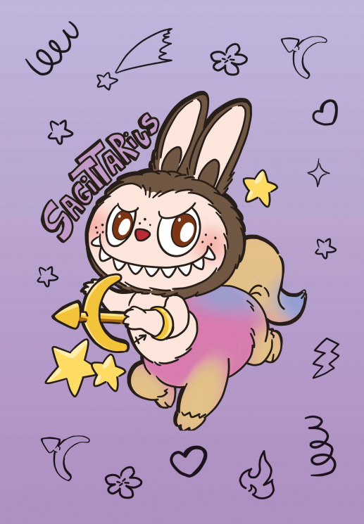 The Monsters. Астрологический блокнот Стрелец. Лабубу