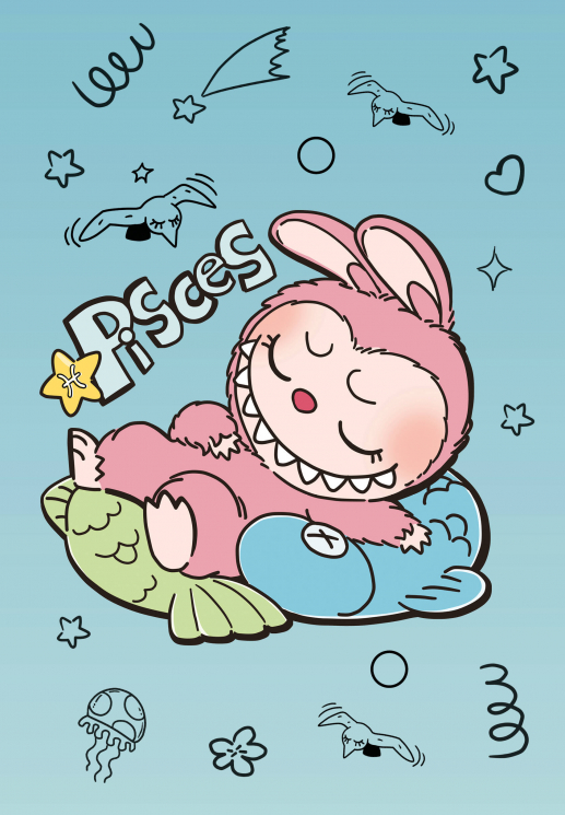 The Monsters. Астрологический блокнот Рыбы. Лабубу