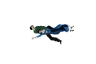 Брошка Летящие над Городом Марк Шагал / Деревянный значок расписанный вручную по мотивам искусства
