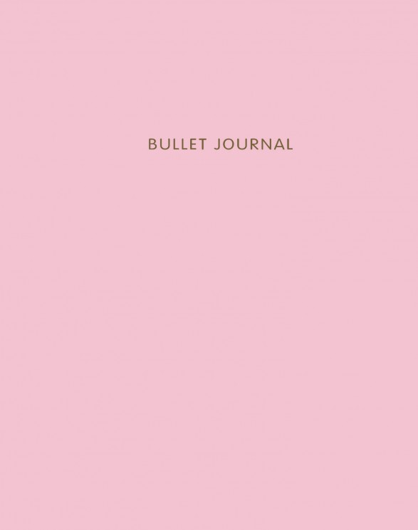 Bullet Journal (Розовый) 162x210мм, твердая обложка, пружина, блокнот в точку, 120 стр.