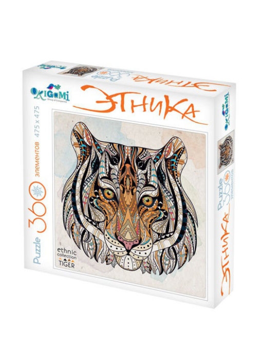 Пазл 360А. Арт-терапия Тигр