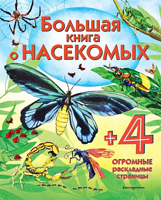 Большая книга о насекомых. Энциклопедия для малышей