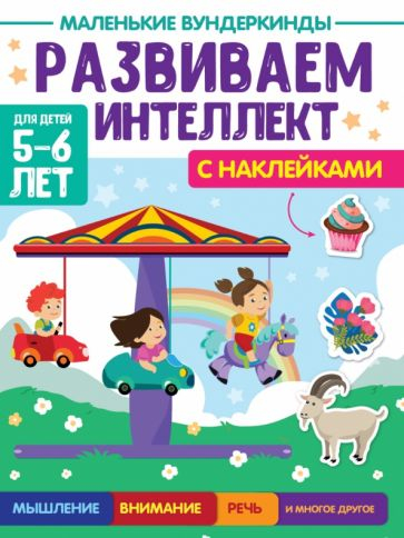 Развиваем интеллект. 5-6 лет. С наклейками
