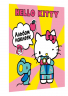 Hello Kitty. Альбом наклеек жёлтый. 100 штук