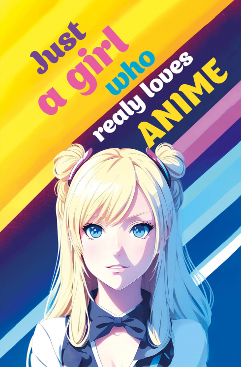 Скетчбук. Just A Girl Who Loves Anime. Светлый