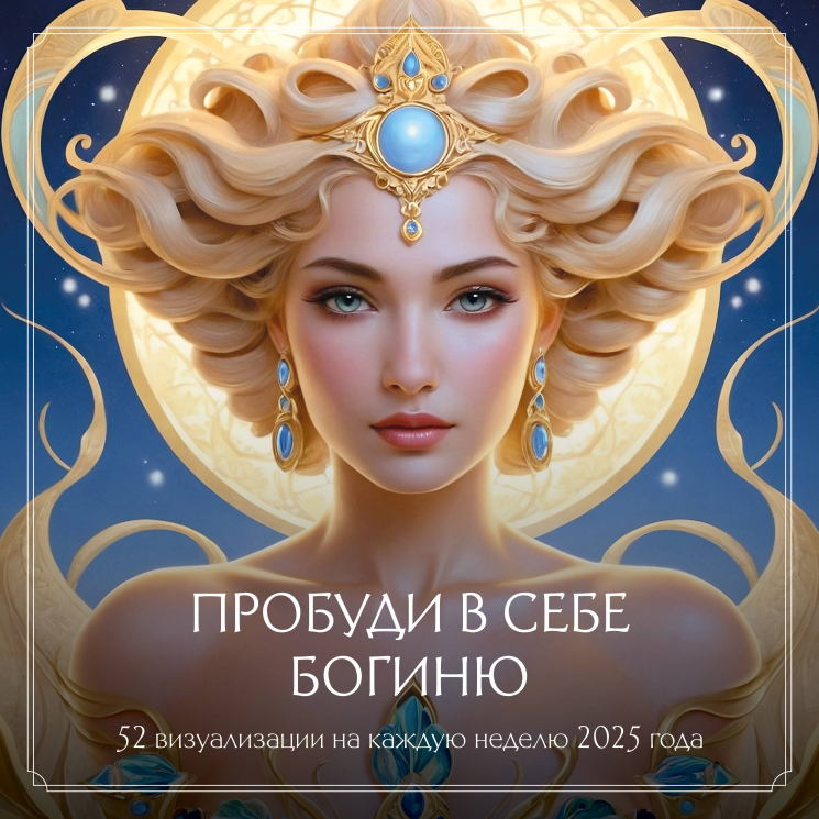 Пробуди в себе Богиню. 52 визуализации на каждую неделю 2025 года. Календарь на 2025 год