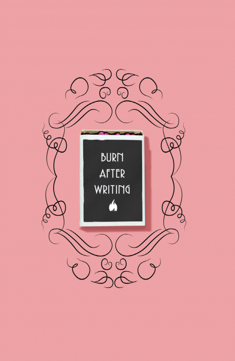 После заполнения сжечь. Burn After Writing. Блокнот