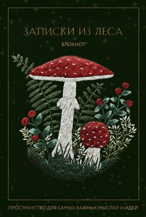 Записки из леса. Пространство для мыслей, идей и важных мелочей. Блокнот. 64 л.