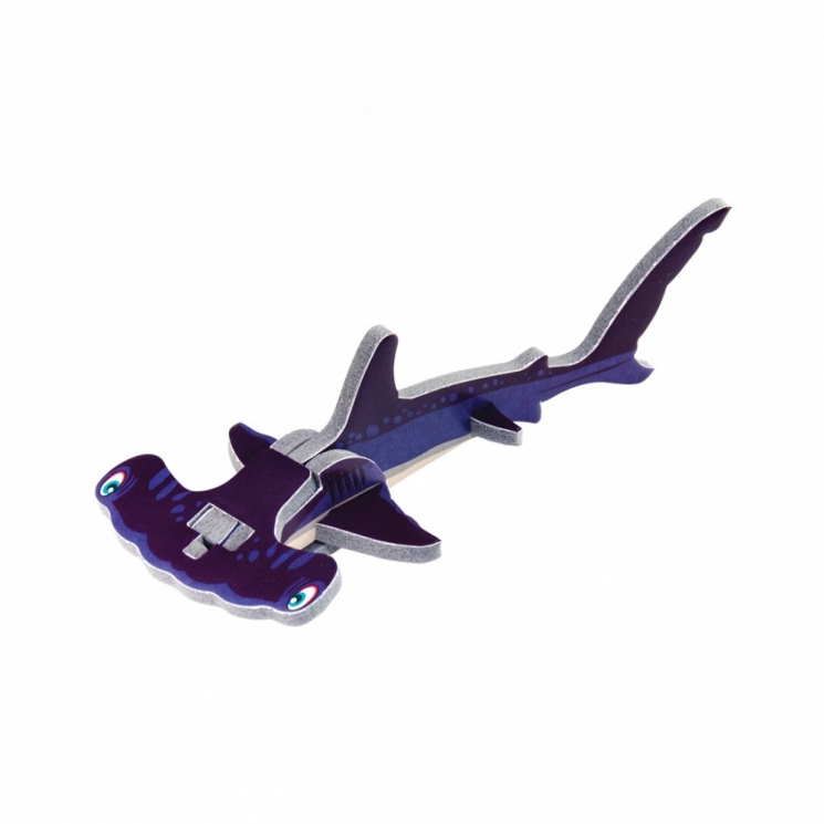 Объемный пазл-игрушка, mini. Морские обитатели. Акула